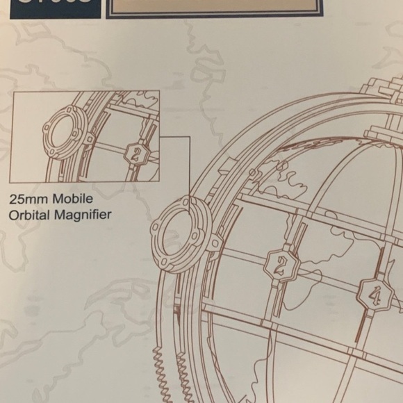 New ROKR Luminous Wooden Globe 3D Puzzle LED Light Mechanical Model Kit Gift - Picture 10 of 12